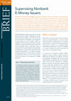 Research paper thumbnail of Supervising nonbank e-money issuers