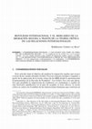 Research paper thumbnail of MOVILIDAD INTERNACIONAL Y EL MERCADEO DE LA MIGRACIÓN SEGURA A TRAVéS DE LA TEORÍA CRÍTICA DE LAS RELACIONES INTERNACIONALES