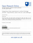 Research paper thumbnail of Integrating citizen experiences in cultural heritage archives: requirements, state of the art, and challenges