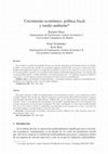 Research paper thumbnail of Crecimiento económico, política fiscal y medio ambiente