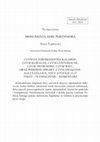 Research paper thumbnail of Czym Są Zgromadzenia Kalarne, Czym Kurialne, Czym Centurialne, Czym Trybusowe, Czym Wiec; Oraz Podobne Sprawy Z Tym Związane. Aulus Gellius, Noce Attyckie 15,27 Tekst – Tłumaczenie – Komentarz