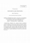 Research paper thumbnail of Godne Zapamiętania Noty I Nagany Cenzorskie Znalezione W Dawnych Dokumentach Aulus Gellius, Noce Attyckie 4,12 Tekst − Tłumaczenie − Komentarz