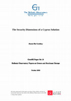 Research paper thumbnail of The Security Dimensions of a Cyprus Solution