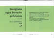 Research paper thumbnail of Kroppens egen form for refleksion