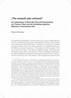 Research paper thumbnail of „The unequall yoke unloosed“. Ein unbekannter Traktat über Ehe und Ehescheidung von Thomas Tillam und die Ansiedlung englischer Baptisten in Deutschland 1661