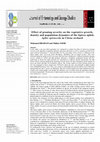 Research paper thumbnail of Effect of pruning severity on the vegetative growth, density and population dynamics of the Spirea aphid, Aphis spiraecola in Citrus orchard