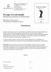 Research paper thumbnail of Il Corpo Vivo nel Mondo. Un'introduzione al pensiero di Thomas Fuchs