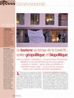 Research paper thumbnail of Le tourisme au temps de la Covid-19: entre géopolitique et biopolitique