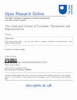 Research paper thumbnail of The Crete and Cretans of Euripides: Perceptions and Representations