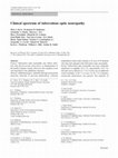 Research paper thumbnail of Clinical spectrum of tuberculous optic neuropathy