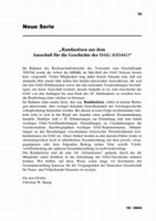 Research paper thumbnail of Die Nachrichten der OAG (NOAG): Eine Zeitschrift wider Willen (Randnotizen 1)