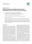 Research paper thumbnail of Enhancing Steady-State Entanglement Generated by a Nondegenerate Three-Level Laser with Thermal Reservoir