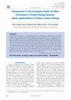 Research paper thumbnail of Assessment of the European Guide for Risk Prevention in Small Fishing Vessels. Guide applicability in Polish coastal fishing