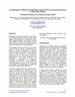 Research paper thumbnail of An Assessment of Motorcycle Operation in Ado-Odo Ota Local Government Area of Ogun State, Nigeria