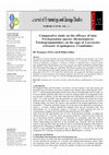 Research paper thumbnail of Comparative study on the efficacy of nine Trichogramma species (Hymenoptera: Trichogrammatidae) on the eggs of Leucinodes orbonalis (Lepidoptera: Crambidae)