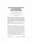 Research paper thumbnail of New Trends in History Textbook Research: Issues and Methodologies toward a School Historiography