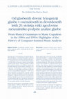 Research paper thumbnail of From Musical Grammars to Music Cognition in the 1980s and 1990s: Highlights of the History of Computer-Assisted Music Analysis