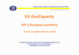 Research paper thumbnail of Assessing European capacity for geological storage of carbon dioxide-the EU GeoCapacity project