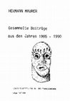 Research paper thumbnail of Hermann Maurer, Ein stichbandkeramisches Kultobjekt aus Untermixnitz, p. B. Horn, NÖ. In: Gesammelte Beiträge aus den Jahren 1985 - 1990. Horner Schriften zur Ur- und Frühgeschichte 10, 1990, S. 18-22