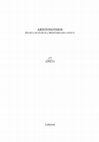 Research paper thumbnail of M. Marzullo, Architetture immaginate o immagini di architetture nella pittura funeraria etrusca? Riflessioni sul caso dei fascioni policromi e delle altre decorazioni lineari, in Aristonothos 17, 2021, pp. 63-75.