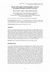 Research paper thumbnail of Has the world caught on the Responsibility to Protect? Revisiting the Rwandan Genocide 25 years later