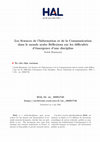 Research paper thumbnail of Les Sciences de l'Information et de la Communication dans le monde arabe Réflexions sur les difficultés d'émergence d'une discipline