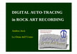 Research paper thumbnail of Digital auto-tracing in rock art recording