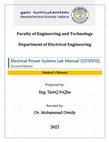 Research paper thumbnail of Lab Manual: Electrical Power Systems