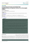 Research paper thumbnail of A Case Study of Inositol and Soluble Fiber Supplementation on Glycemic Control in an Overweight Subject