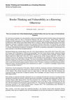 Research paper thumbnail of Decolonial Feminism and Global Politics: Border Thinking and Vulnerability as a knowing otherwise