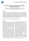 Research paper thumbnail of Firm Size, Compensation and Firm Deaths in SMEs: A Evidence from America