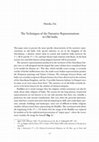 Research paper thumbnail of The Techniques of the Narrative Representations in Old India