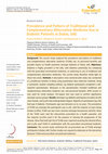 Research paper thumbnail of Prevalence and Pattern of Traditional and Complementary Alternative Medicine Use in Diabetic Patients in Dubai, UAE