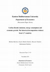 Research paper thumbnail of Carbon dioxide emissions, energy consumption and economic growth: The historical decomposition evidence from G-7 countries