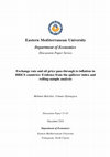 Research paper thumbnail of Exchange rate and oil price pass-through to inflation in BRICS countries: Evidence from the spillover index and rolling-sample analysis