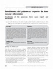 Research paper thumbnail of Insulinoma of the pancreas: three cases report and discussion