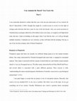 Research paper thumbnail of Can Animals Be Moral Ten Years On: Part 1