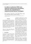 Research paper thumbnail of La radio en ambientes WEB como medio de comunicación informativa, educativa, de contenido local y expansión de las Nuevas Tecnologías