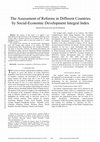 Research paper thumbnail of The Assessment of Reforms in Different Countries by Social-Economic Development Integral Index