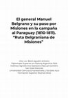 Research paper thumbnail of Ruta Belgraniana en Misiones Argentina