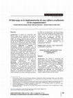 Research paper thumbnail of El liderazgo en la implementación de una cultura ecoeficiente en las organizaciones