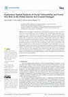 Research paper thumbnail of Exploratory Spatial Analysis of Social Vulnerability and Forest Fire Risk in the Pinhal Interior Sul (Central Portugal)