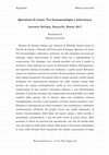 Research paper thumbnail of Questioni di senso. Tra fenomenologia e letteratura- Antonio Delogu, Donzelli, Roma 2017