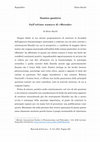 Research paper thumbnail of (Review by Sacchi)  Sentire positivo Sull’ultimo numero di  Metodo 