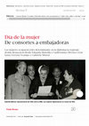 Research paper thumbnail of "De consortes a embajadoras". Edición en línea