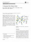 Research paper thumbnail of A Tetranuclear Silver–Thiourea Cluster