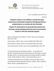 Research paper thumbnail of Impacto urbano en la calidad y recarga del agua subterránea utilizando trazadores hidrogeoquímicos y ambientales en el acuífero de San Salvador