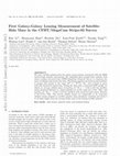 Research paper thumbnail of First Galaxy-Galaxy Lensing Measurement of Satellite Halo Mass in the CFHT Stripe-82 Survey