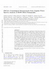 Research paper thumbnail of ZXCorr: Cosmological Measurements from Angular Power Spectra Analysis of BOSS DR12 Tomography