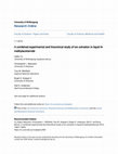 Research paper thumbnail of A Combined Experimental and Theoretical Study of Ion Solvation in Liquid N -Methylacetamide